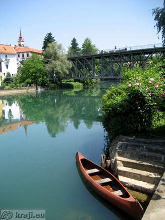 The Kandija bridge in Novo mesto