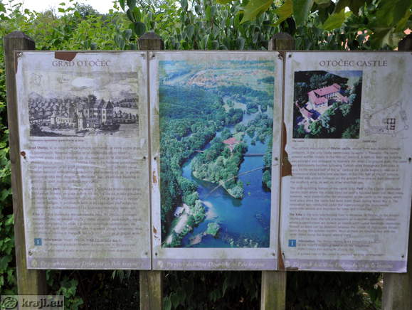Informativna tabla - Grad Otočec