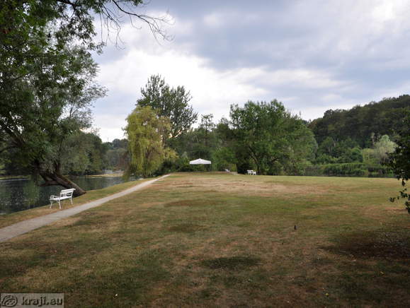 West side of the part at the Otocec Castle