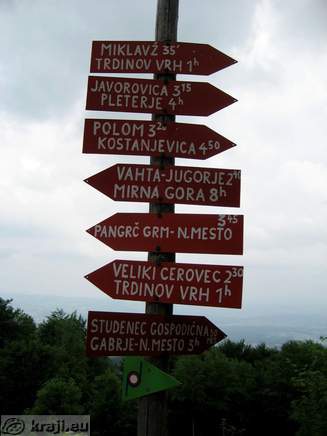 Trdinov vrh - Dom pri Gospodicni