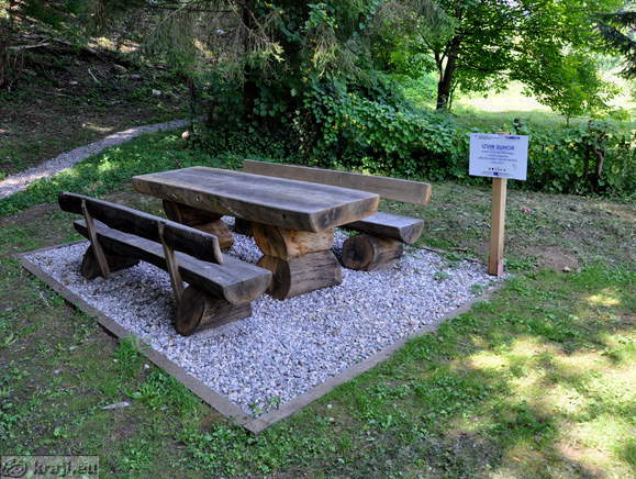 Place for resting at the Suhor Source