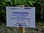 Izvor Suhor - Izvir Suhor - Vodni vir je bil obnovljen v okviru projekta Viri življenja v letu 2011 