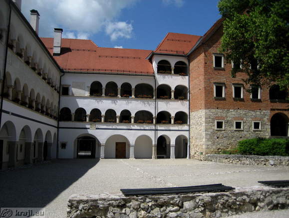 The arcaded corridors