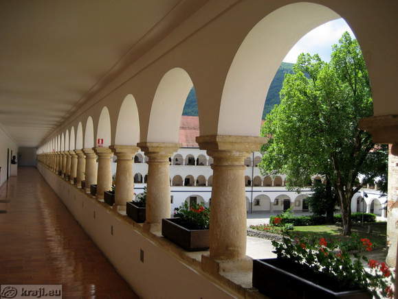 The arcaded corridors
