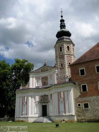 The western church facade