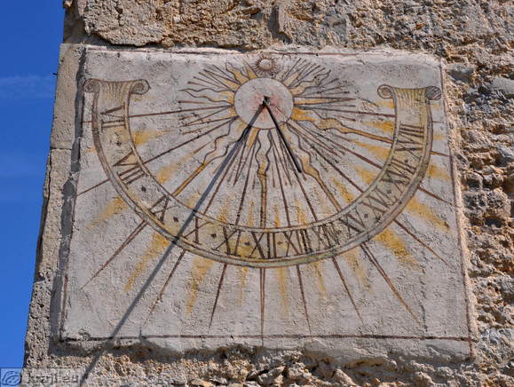 Cerkev sv. Ruperta <br> Sončna ura Cerkev sv. Ruperta <br> Sončna ura