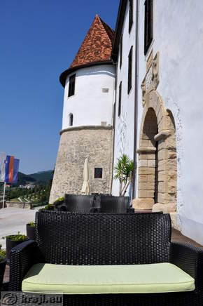 Castle Coffeehouse on the south side of the castle