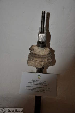 Fragment of a column belonged to the altar table