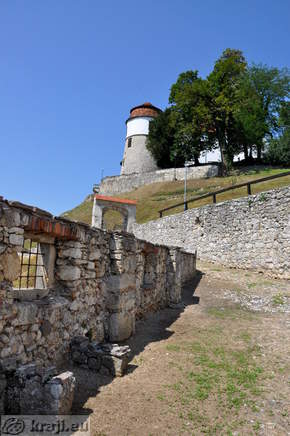 View of the Sevnica Castle