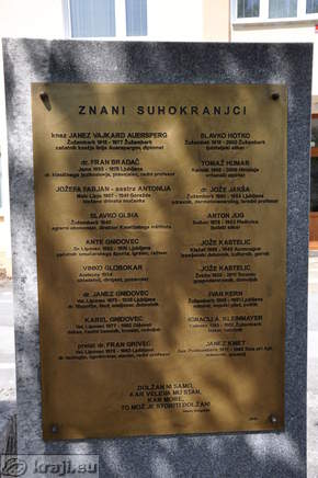 Zuzemberk - Gedenkpark des bekannten Suhokranjci