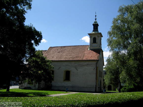 View of the St. Maximilian's Church from park