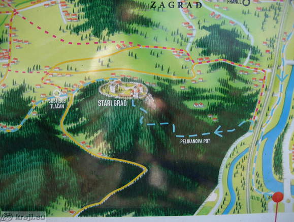 Alte Burg Celje - Weg