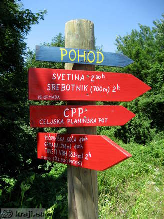 Alte Burg Celje - Weg