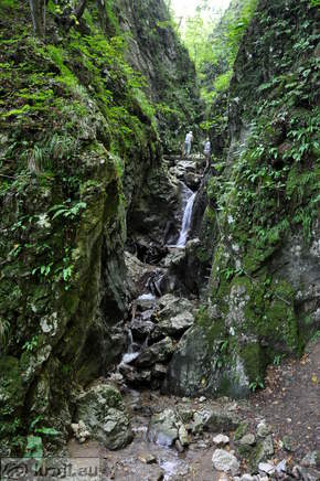 The most narrow part of the Hudicev graben Gorge The most narrow part of the Hudicev graben Gorge