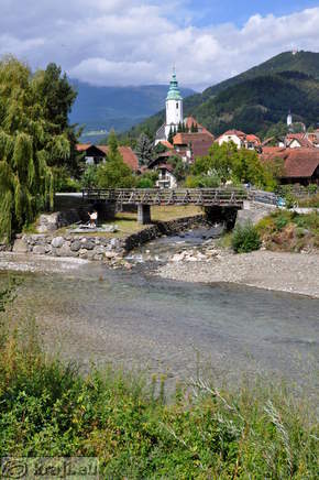 Confluence of Savinja and Ljubnica