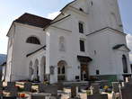 Church of St. Francis Xavier - Churchyard by the church in Radmirje 