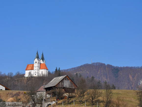 View of the the Church of St. Michael from Strmca