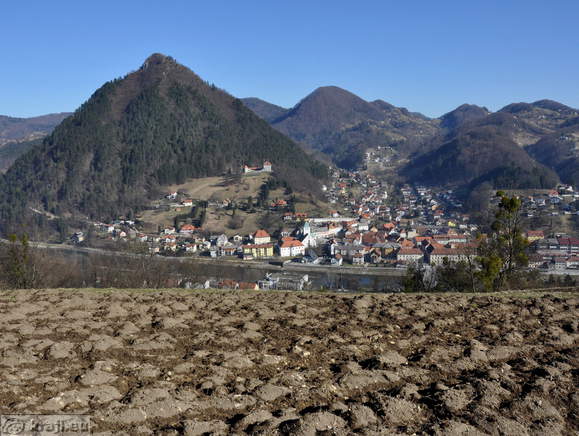 View of the Lasko on the way between Strmca and Smihel