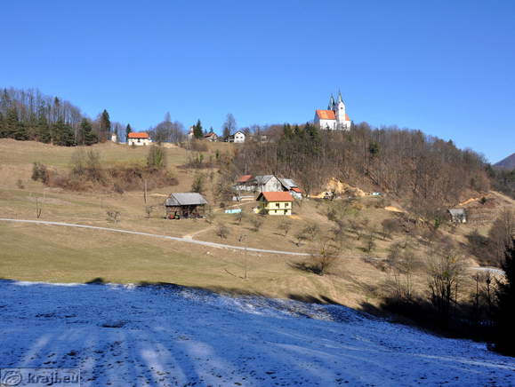 The Church of St. Michael around the settlement Smihel