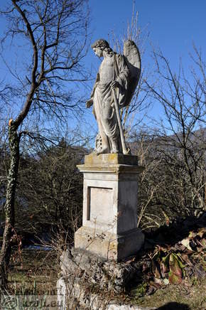 Angel in front of the Church of St. Michael