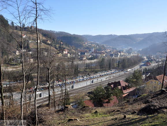 Spa park and Lasko in background