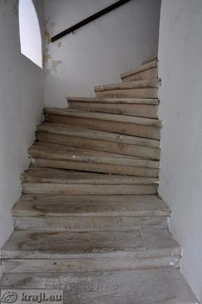 Stairs to the upper floor