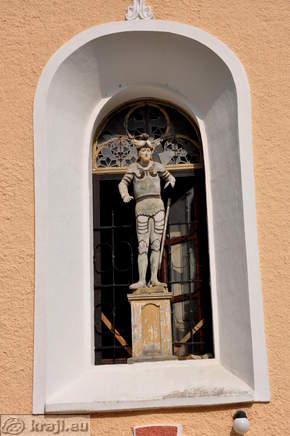 Statue in the middle - St. Maurice or Leopold VI.