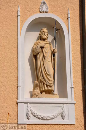 Statue on the right - John Baptist