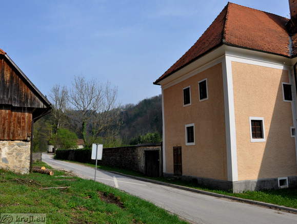 Road passing Carthusian Monastery Jurkloster