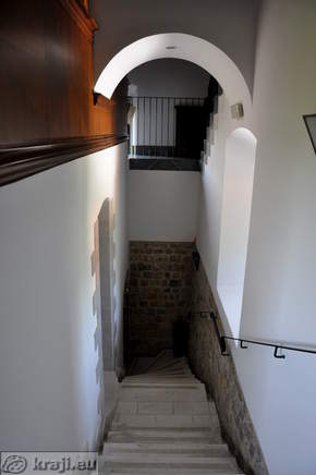 Stopnišče v gradu Tabor