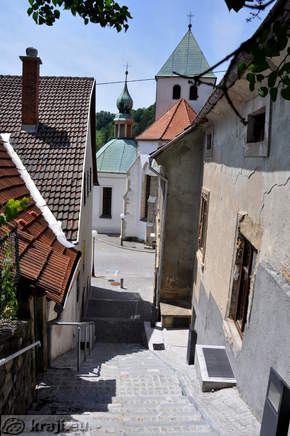 View of the Askercev trg from the stairs