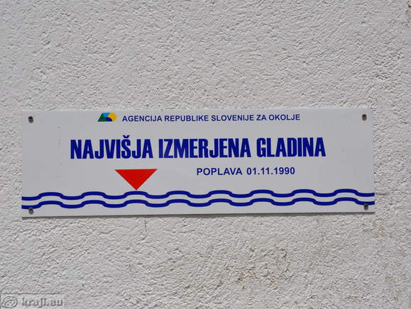 The highest measured level - 1st November 1990