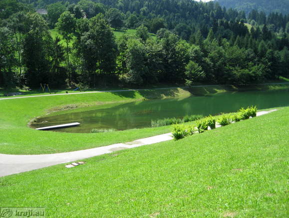 View of southern side of lake