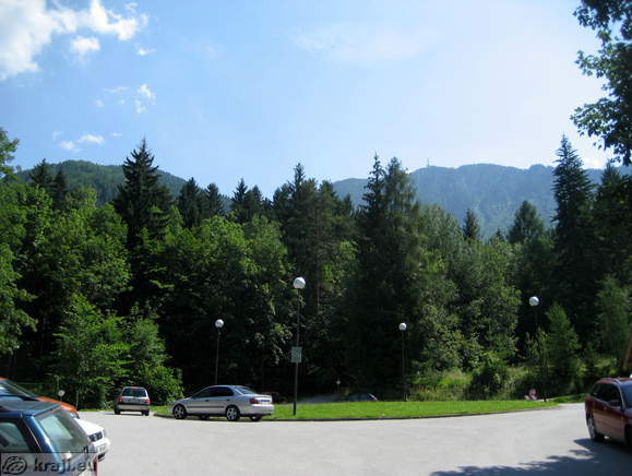 Parking place near Ivarcko lake