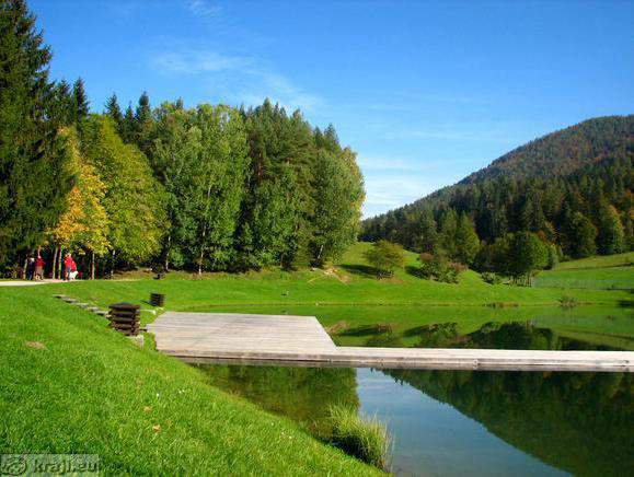 Eastern side of lake