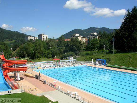 Pool in sport park