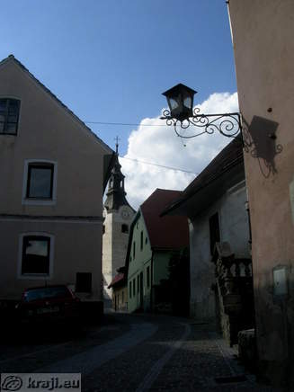 Old Town - Stara ulica (street), church of st. Giles back