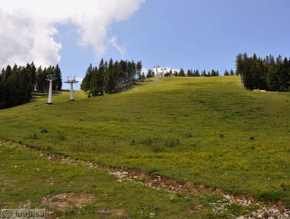Medvedjak <br> Ski slope above Hotel Golte Medvedjak <br> Ski slope above Hotel Golte