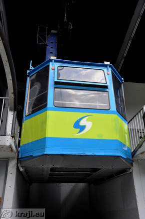 Cable car Zekovec <br> Cabin of the cable car Cable car Zekovec <br> Cabin of the cable car