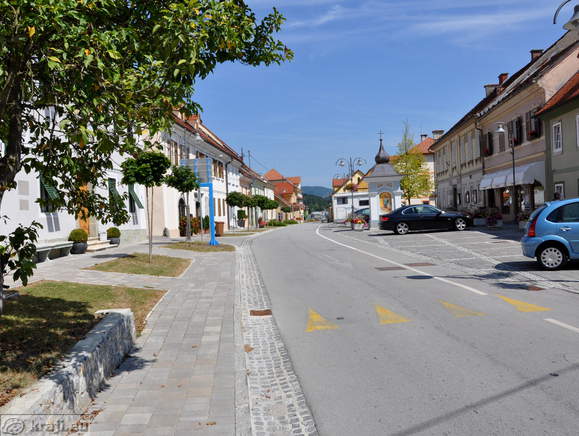 Old town centre of Mozirje