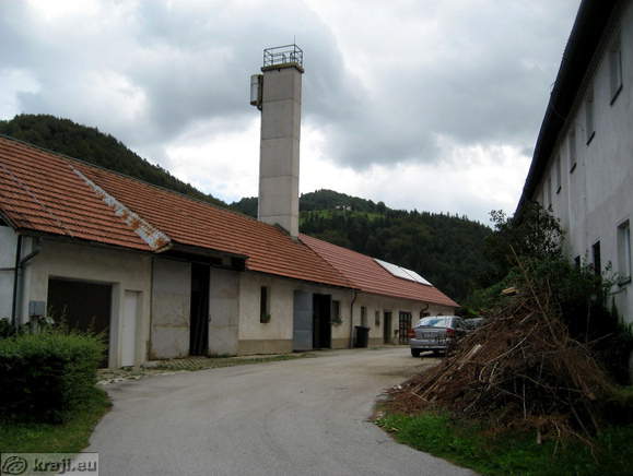 Outbuilding behind monastery