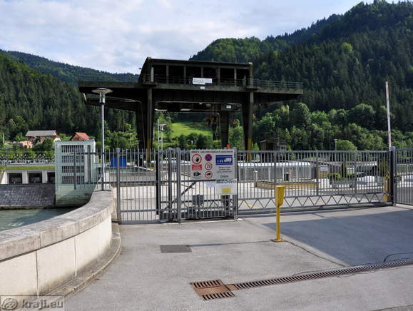 Entrance to the power plant