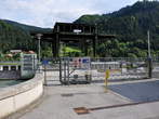 Hydroelectric power station Vuhred - Entrance to the power plant 
