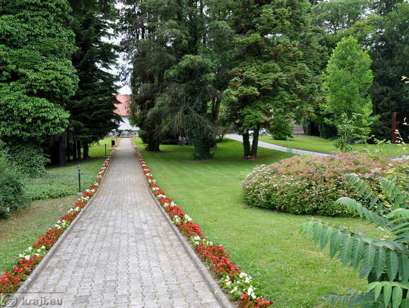 Main promenade in the park