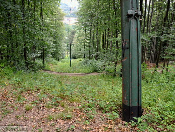 Ski lift on Janina