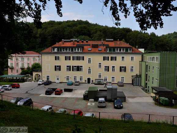 Parking area behind Hotel Slatina