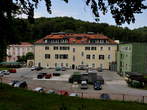 Hotel Slatina - Parking area behind Hotel Slatina 