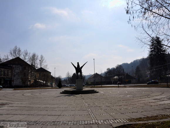 Pegasus Statue in Rogaska Slatina