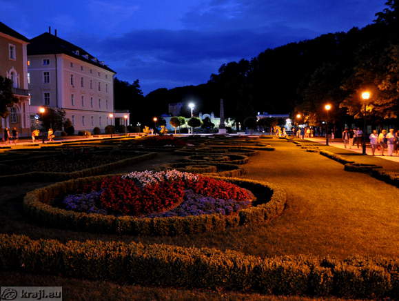 Spa Park in the evening