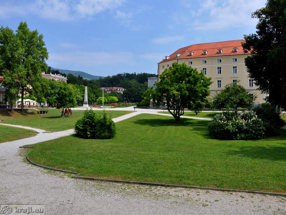 View of Spa Park from Temple (Old hydrotherapy)
